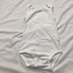 *last chance* (Like New) Carter’s White Tank Onesie